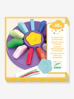 Speelgoed-Creatieve activiteiten-12 potloden Bloemen DJECO