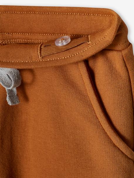 Bermuda garçon en molleton marine grisé+noix de pécan - vertbaudet enfant 