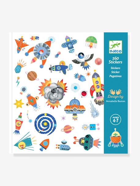 160 stickers interstellaire DJECO bleu - vertbaudet enfant 