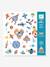 160 stickers interstellaire DJECO bleu - vertbaudet enfant 