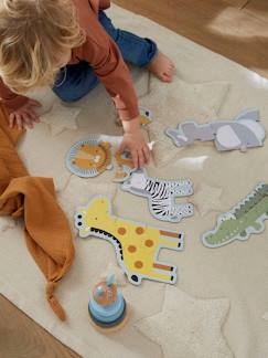 Jouet-Jeux éducatifs-5 puzzles évolutifs 3 à 6 pièces en carton