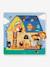 Puzzel 3 niveaus Bij Moo DJECO blauw - vertbaudet enfant 
