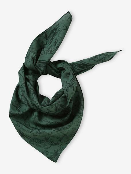 Personaliseerbare sjaal met dierenprint voor jongens korstmos - vertbaudet enfant 