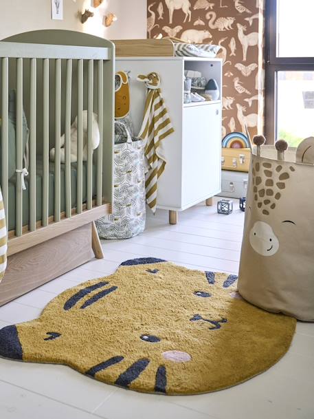 Tapis Tigre Hanoï ocre - vertbaudet enfant 