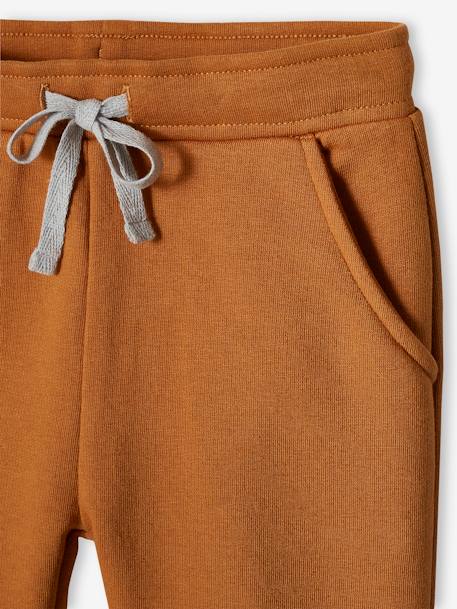 Bermuda garçon en molleton marine grisé+noix de pécan - vertbaudet enfant 