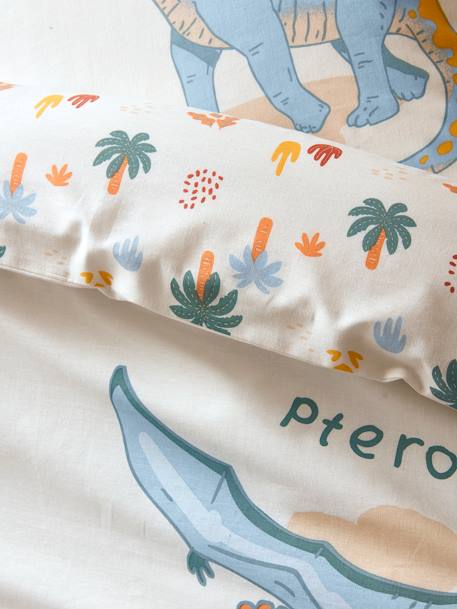 Kinderset JURASSIC CAMP Oeko-Tex¨ wit, bedrukt - vertbaudet enfant 