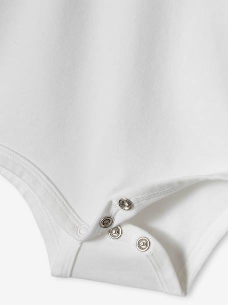 Lot de 2 bodies bébé naissance ouverture polo bleu ciel+écru - vertbaudet enfant 