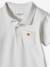 Lot de 2 bodies bébé naissance ouverture polo bleu ciel+écru - vertbaudet enfant 