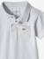 Lot de 2 bodies bébé naissance ouverture polo bleu ciel+écru - vertbaudet enfant 
