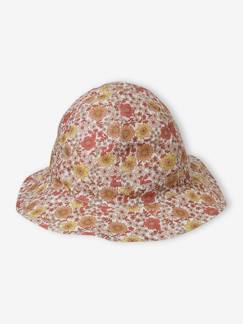 Omkeerbaar vintage hoedje met print voor meisjesbaby  - vertbaudet enfant