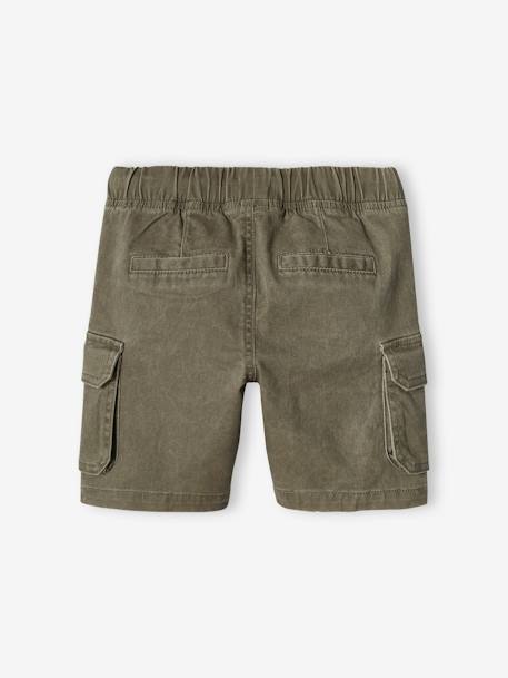Short garçon battle facile à enfiler beige+kaki+marine - vertbaudet enfant 
