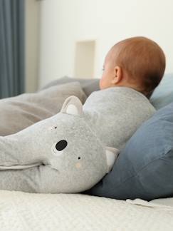 Pyjama bébé garçon en velours ouverture pont - ivoire imprimé, Bébé