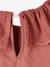 T-shirt à collerette en broderie anglaise fille vieux rose - vertbaudet enfant 