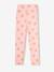 Legging imprimé en maille côtelée fille rose pâle+vert de gris - vertbaudet enfant 