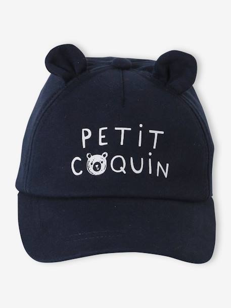 Casquette ourson bébé garçon marine - vertbaudet enfant 