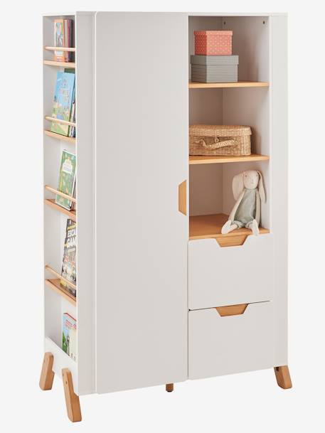 Kast van de PIROUETTE-LIJN BLANC CLAIR BICOLOR/MULTICOLOR - vertbaudet enfant 