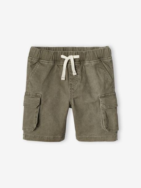 Short garçon battle facile à enfiler beige+kaki+marine - vertbaudet enfant 