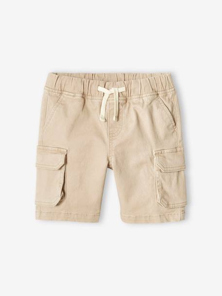 Short garçon battle facile à enfiler beige+marine+menthe - vertbaudet enfant 