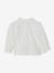 Blouse bébé broderie anglaise à volants blanc+bleu ciel+rose bonbon - vertbaudet enfant 
