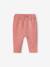Babybroek van katoengaas ecru+oudroze - vertbaudet enfant 