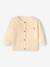 Gilet bébé en côtes anglaises motif irisé écru - vertbaudet enfant 