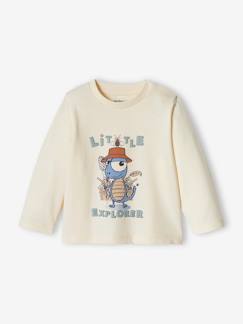 Bedrukt baby-T-shirt met lange mouwen  - vertbaudet enfant