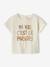 T-shirt bébé à message manches courtes écru - vertbaudet enfant 