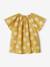 Blouse bébé manches papillon bleu pâle+jaune pâle - vertbaudet enfant 