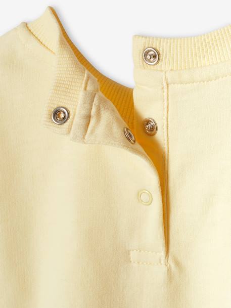 Sweat imprimé bébé jaune pastel - vertbaudet enfant 