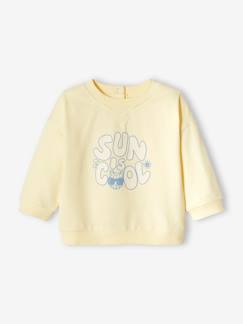 Baby-Trui, vest, sweater-Sweater-Babysweater met print