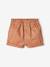 Short met elastische taille voor baby's celadongroen+klei - vertbaudet enfant 