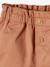 Short met elastische taille voor baby's celadongroen+klei - vertbaudet enfant 