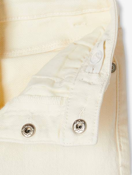Broek Mom fit MorphologiK Fin meisjes ecru+inktblauw+perzik+roze (poederkleur) - vertbaudet enfant 