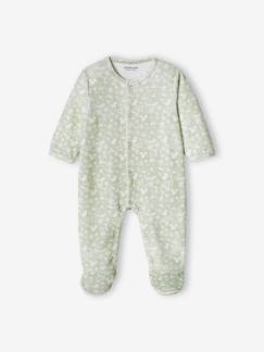 Baby-Pyjama,  overpyjama-Fluwelen slaappakje met konijn baby