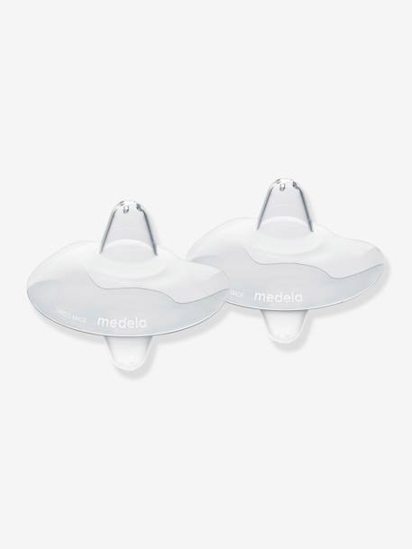 Lot de 2 bouts de sein Contact taille M transparent - vertbaudet enfant 