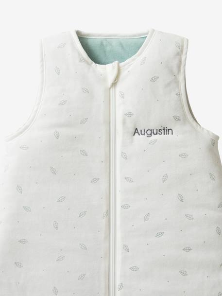 Gigoteuse ouverture centrale Dreamy en coton bio* personnalisable caramel+écru - vertbaudet enfant 