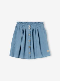 -Jupe fille en gaze de coton 