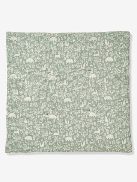 Couverture / Fond de parc DANS LES BOIS vert sauge+vieux rose - vertbaudet enfant 