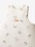 Gigoteuse en coton bio* MINI COMPAGNIE personnalisable écru / gris - vertbaudet enfant 