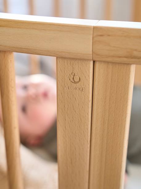 Ledikant Sleepi(TM) Mini V3 STOKKE bruin+wit - vertbaudet enfant 
