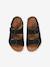 Sandales cuir enfant ouverture totale marine - vertbaudet enfant 
