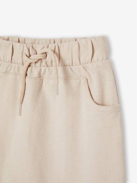 Ensemble bébé tee-shirt et pantalon en molleton indigo+rayé / caramel - vertbaudet enfant 