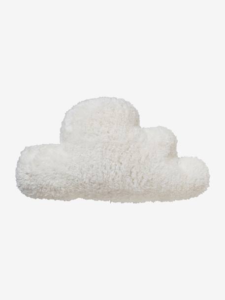 Coussin Nuage en sherpa ecru - vertbaudet enfant 