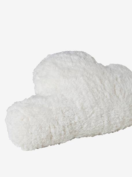 Coussin Nuage en sherpa ecru - vertbaudet enfant 