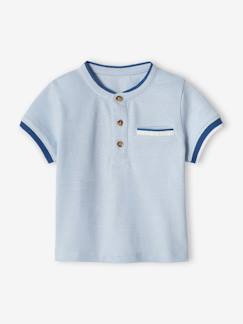 Baby-T-shirt, coltrui-Babypolo van piquŽ breisel