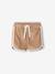 Badstoffen babyset met T-shirt en short blauw, gestreept+taupe - vertbaudet enfant 