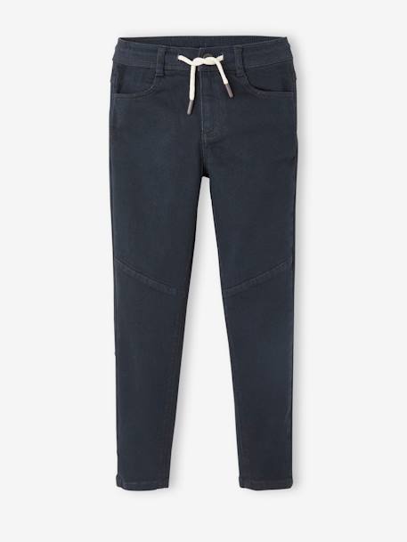 Pantalon slim couleur facile à enfiler garçon BEIGE+bleu nuit - vertbaudet enfant 
