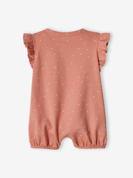 Set van 2 'lovely' jumpsuits voor baby's rouge - vertbaudet enfant 