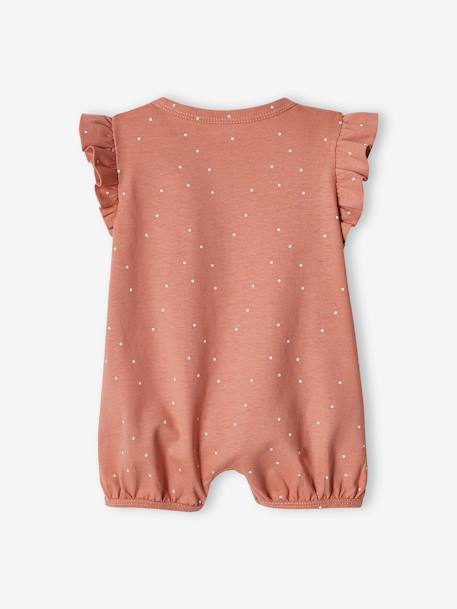Set van 2 'lovely' jumpsuits voor baby's rouge - vertbaudet enfant 