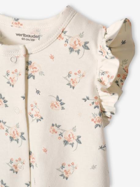 Set van 2 'lovely' jumpsuits voor baby's rouge - vertbaudet enfant 